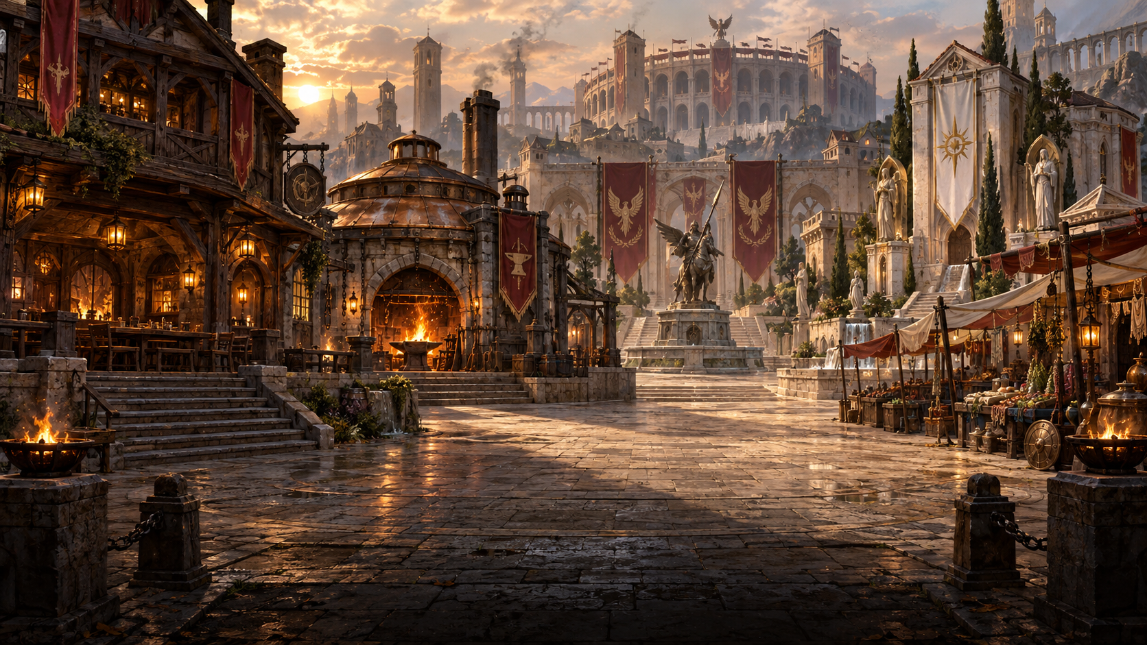 Originální pohled na císařské fantasy město Aurelia